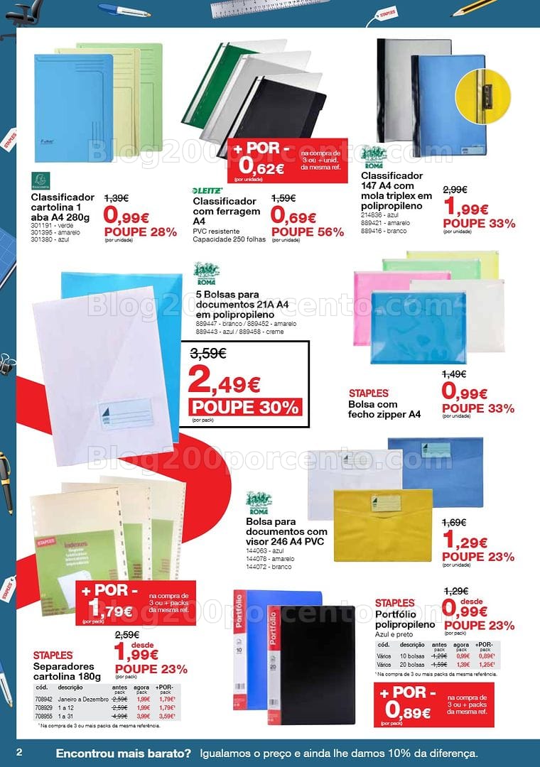 Antevisão Folheto STAPLES Promoções de 8 a 29 outubro